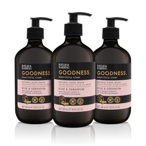 Baylis & Harding Rose & Geranium Hand Wash Trio