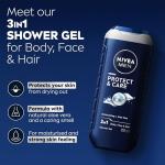 NIVEA MEN Energizing 3-in-1 Shower Gel with Aloe