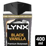 Lynx Black Vanilla Body Wash - 12 Hours Freshness