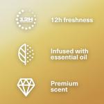 Lynx Black Vanilla Body Wash - 12 Hours Freshness