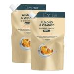 Almond & Orange Shower Gel Refill - 2 Pack