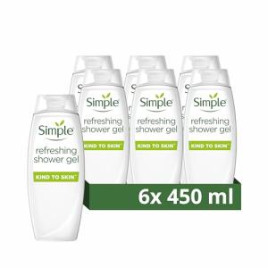 Refreshing Cucumber Body Wash 6-Pack for Dry Skin