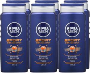 NIVEA MEN Sport Lime Scent Shower Gel 6-Pack