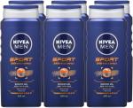 NIVEA MEN Sport Lime Scent Shower Gel 6-Pack