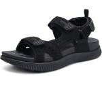 Men's Orthopedic Leather Hiking Sandals, Size 10 Black