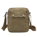 Men's Retro Canvas Crossbody Bag with Pockets
