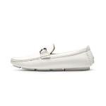 Bruno Marc White Loafers for Men, Size 10