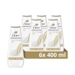 Dove Nourishing Silk Body Wash - 6x400ml