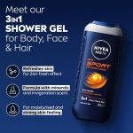 NIVEA MEN Sport 3-in-1 Shower Gel Pack