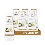 Dove Shea Butter & Vanilla Body Wash - Pack of 6