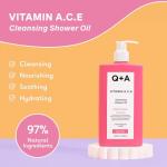 Q+A Hydrating Shower Oil with Berry & Mango