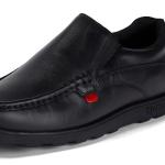 Kickers Men's Black Fragma Slip-On Shoes