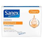 Sanex Sensitive Skin Soap Bar 2 Pack