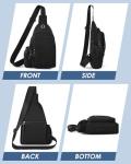 Waterproof Unisex Crossbody Bag with USB Port