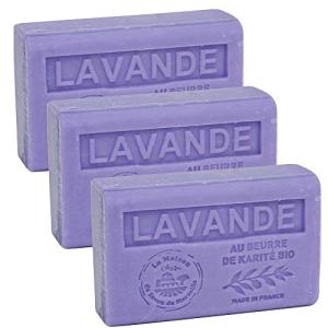 Organic Lavender French Soap - Set of 3 Bars