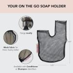 Kitsch Bottle-Free Soap Bar Bag - Black