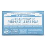 Dr Bronner's Unscented Pure-Castile Bar Soap