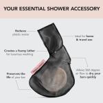 Kitsch Bottle-Free Soap Bar Bag - Black