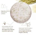 Rice & Shea Butter Shampoo Bar for Hair Growth