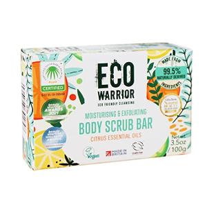 Natural Vegan Body Scrub Soap Bar with Citrus