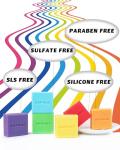 Rainbow Scent 6-Pack Natural Shampoo Bars
