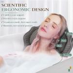 Ergonomic Luxury Bath Pillow with Suction Cups