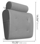Comfortable Bath Pillow for Head and Neck Support