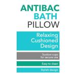 Beldray Anti-Bac Bath Pillow with Suction Cups