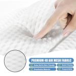 SculifyVita Non-Slip Bath Pillow - Butterfly White