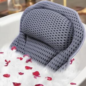 Luxury Non-Slip Bath Pillow with Suction Cups