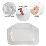 Gukasxi Luxury Bathtub Pillow with Suction Cups