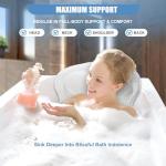 SculifyVita Non-Slip Bath Pillow - Butterfly White