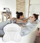 XFLYP Ergonomic Bath Pillow with Suction Cups