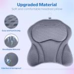 Luxury Non-Slip Bath Pillow with Suction Cups