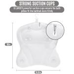 SculifyVita Non-Slip Bath Pillow - Butterfly White