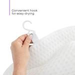 FINEWAY Ergonomic Bath Pillow with 6 Suction Cups