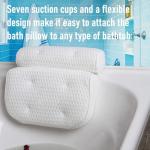 SculifyVita Luxury Bath Pillow with Suction Cups