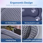 Luxury Non-Slip Bath Pillow with Suction Cups