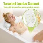 Ultimate Comfortable Bath Pillow with Suction Cups