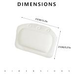 Luxury Bath Pillow with Suction Cups for Comfort