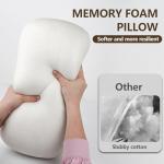 Ergonomic Memory Foam Neck Pillow for Travel