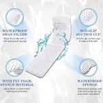 Full Body Spa Bathtub Pillow with Non-Slip Suction Cups