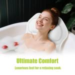 Ultimate Comfortable Bath Pillow with Suction Cups