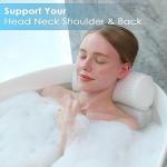 Cozy Bathtub Pillow for Neck and Back Support