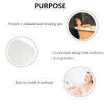 Luxury Bath Pillow with Suction Cups for Comfort