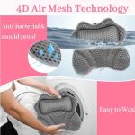 4D Luxury Bath Pillow for Neck and Back Support