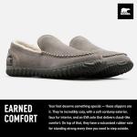 Sorel Dude Moccasins for Men in Grey Quarry
