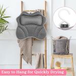 4D Luxury Bath Pillow for Neck and Back Support