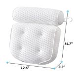 Cozy Bathtub Pillow for Neck and Back Support