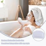 Soft Waterproof Bath Pillow with Strong Suction Cups